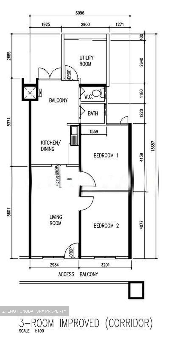 Blk 13 TOA PAYOH COURT (Toa Payoh), HDB 3 Rooms #573677171